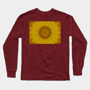 Sunflower Mandala Long Sleeve T-Shirt